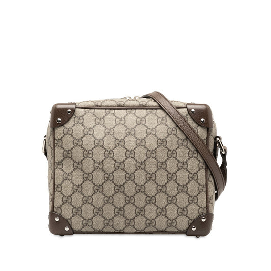 Gucci GG Supreme Monogram Square Crossbody Shoulder Bag