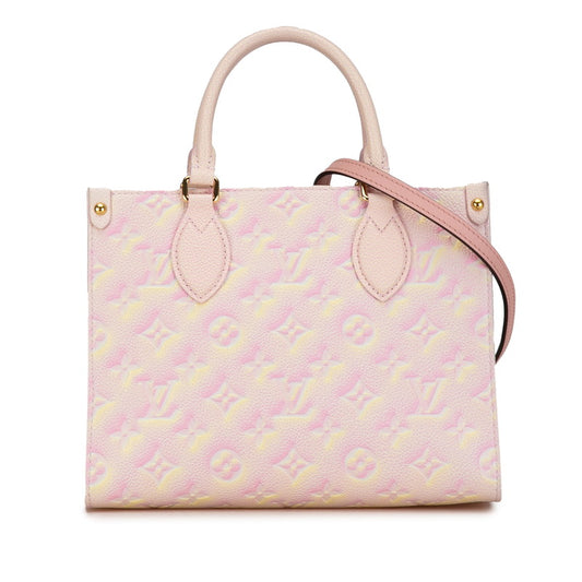 Louis Vuitton Monogram Empreinte Leather On-The-Go PM Shoulder Bag