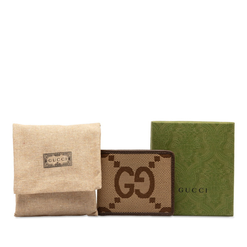 Gucci Jumbo GG Canvas Bi-Fold Wallet