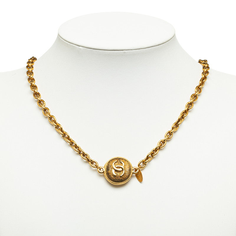 Chanel CC Mark Medallion Necklace