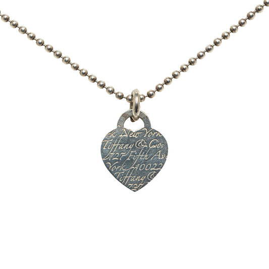 Tiffany & Co. Notes Heart Necklace