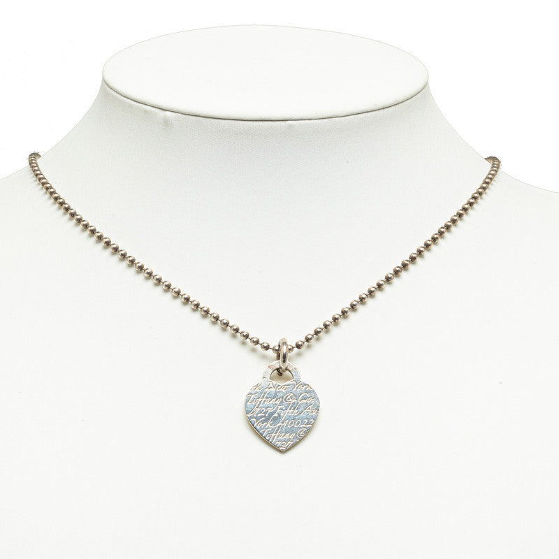 Tiffany & Co. Notes Heart Necklace