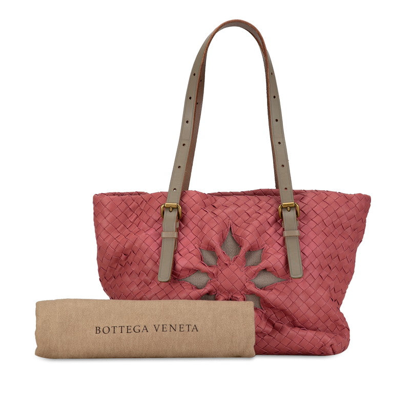 Bottega Veneta Intrecciato Marquise Flower Tote Bag