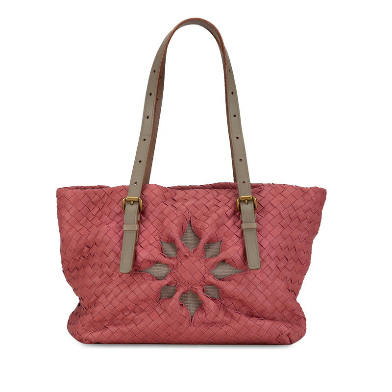 Bottega Veneta Intrecciato Marquise Flower Tote Bag