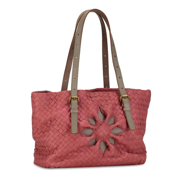 Bottega Veneta Intrecciato Marquise Flower Tote Bag