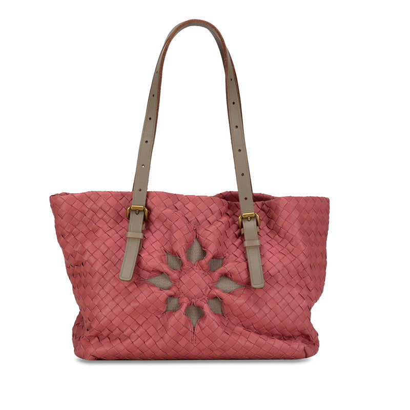 Bottega Veneta Intrecciato Marquise Flower Tote Bag