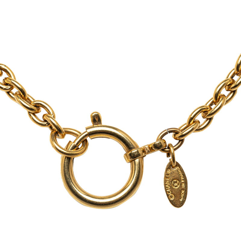 Chanel Vintage CC Sunburst Necklace