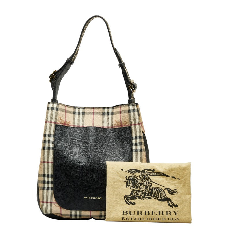 Burberry Nova Check Shadow Horse Shoulder Bag