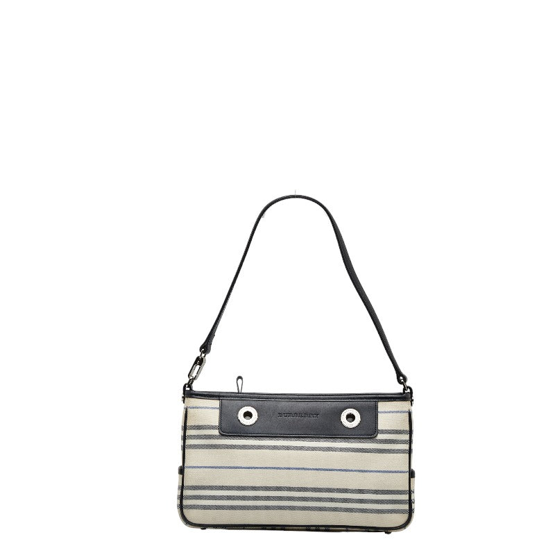 Burberry Striped Canvas Bag