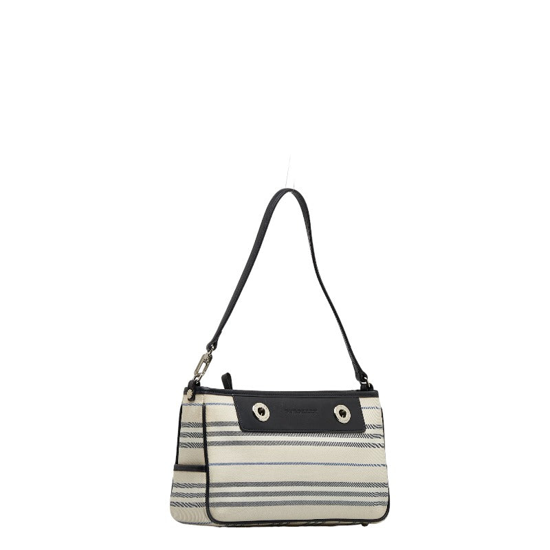 Burberry Striped Canvas Bag