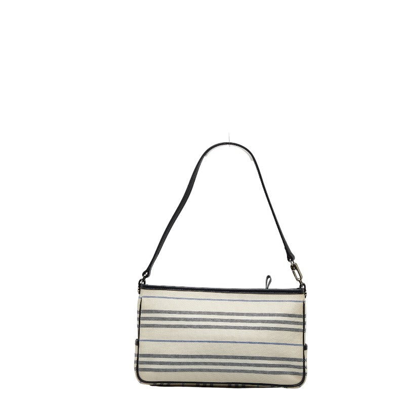 Burberry Striped Canvas Bag