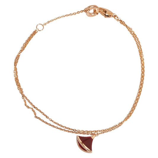 Bvlgari 18K Rose Gold Divas' Dream Carnelian Bracelet