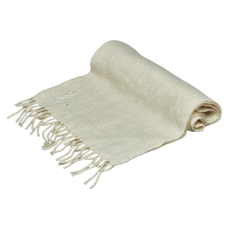 Saint Laurent Stole Muffler Wool Scarf