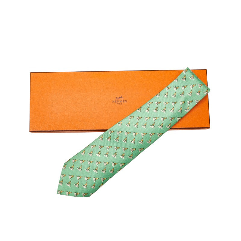 Hermes Silk Necktie