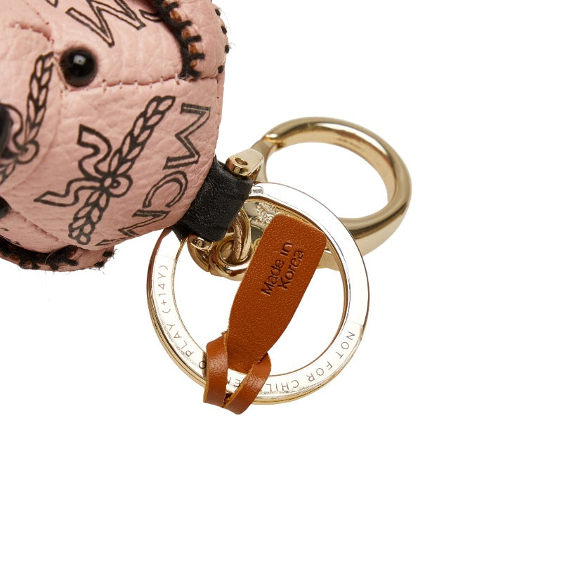 MCM Vicetos Logogram Dog Bag Charm