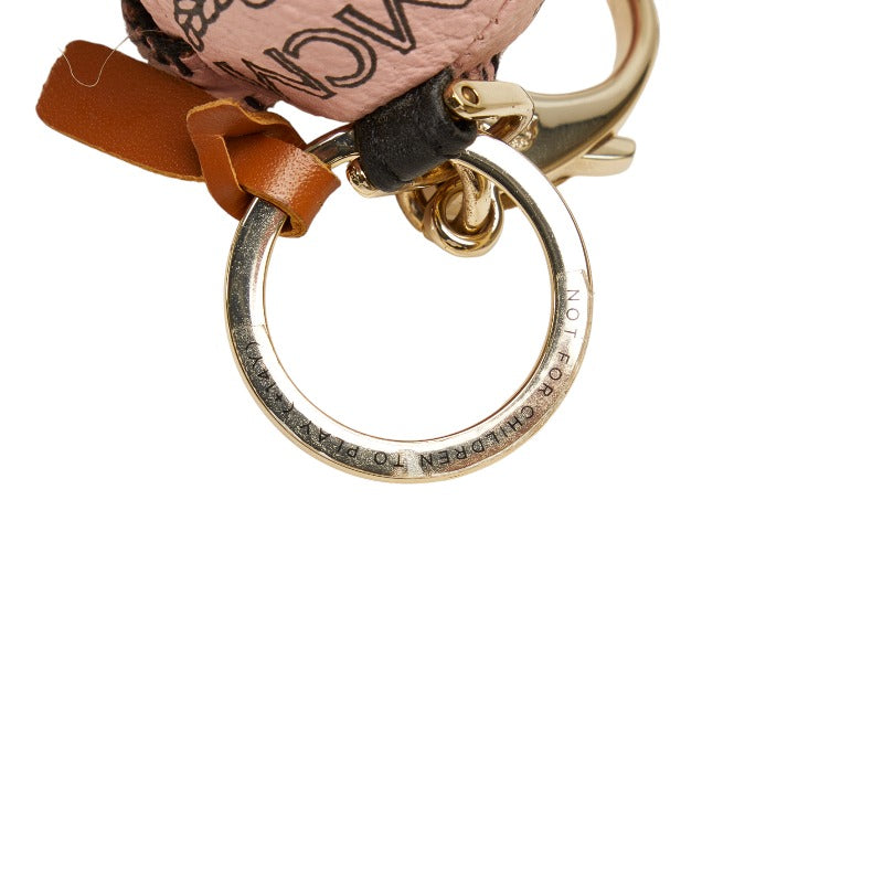 MCM Vicetos Logogram Dog Bag Charm