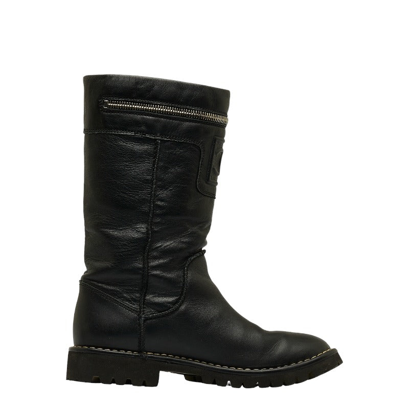 Chanel Coco Mark Engineer Boots