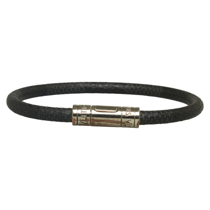Louis Vuitton Graphite Keep It Bracelet M6140E