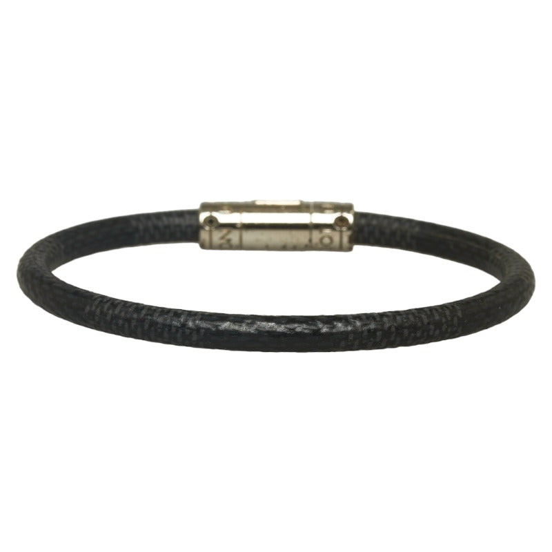 Louis Vuitton Graphite Keep It Bracelet M6140E