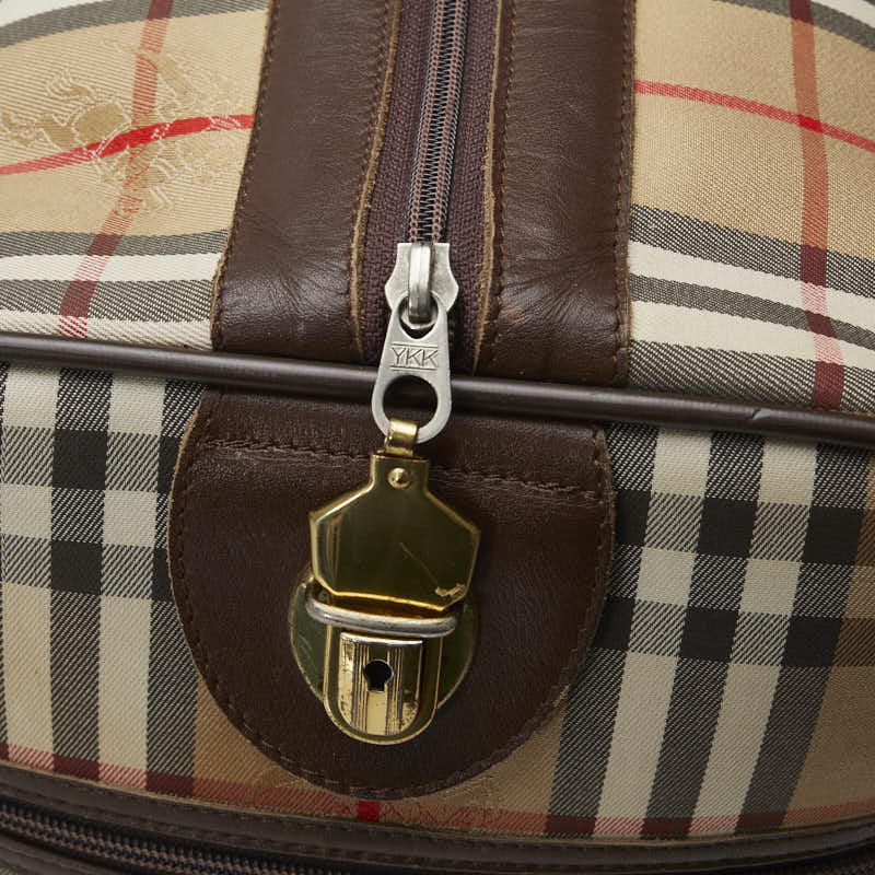 Burberry Nova Check Shadow Horse Boston Bag