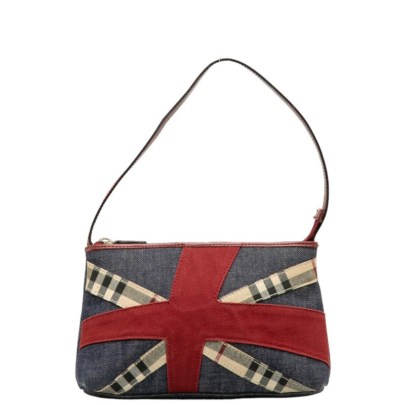 Burberry Check Pouch Mini Handbag