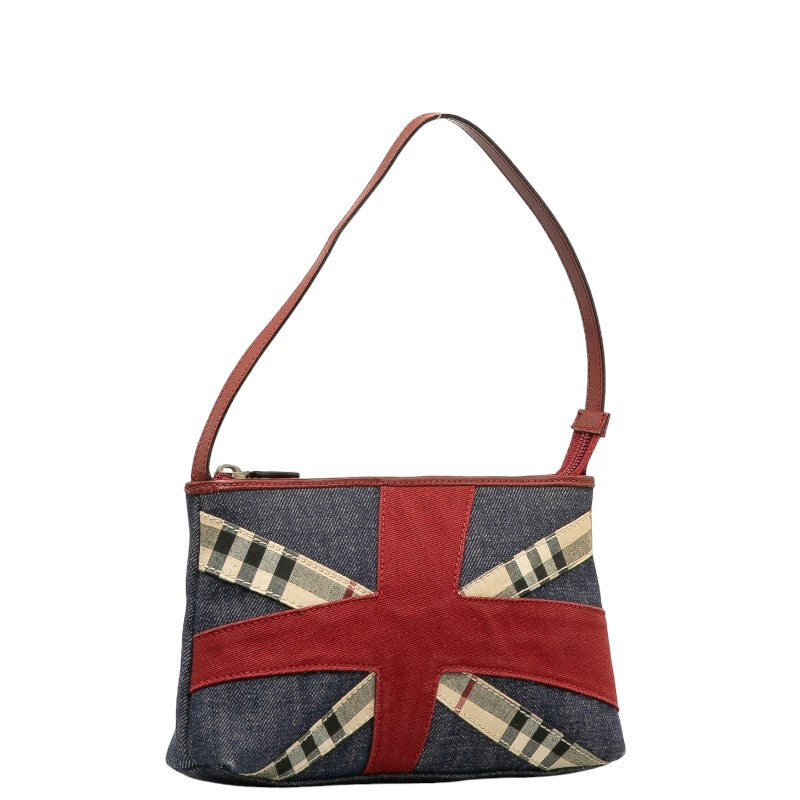 Burberry Check Pouch Mini Handbag