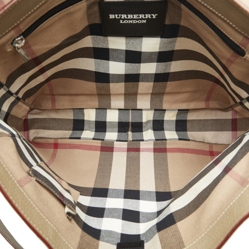 Burberry Nova Check Diagonal Shoulder Bag