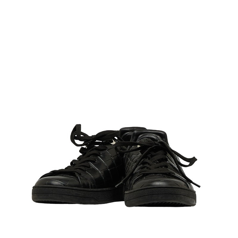 Louis Vuitton Crocodile Embossed Leather Sneakers