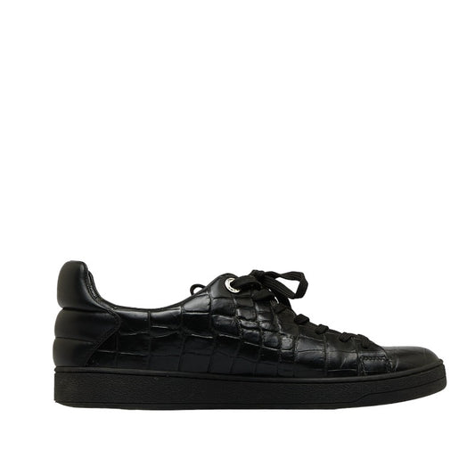 Louis Vuitton Crocodile Embossed Leather Sneakers