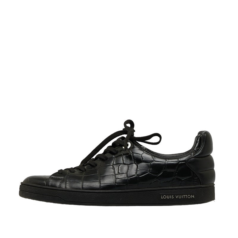 Louis Vuitton Crocodile Embossed Leather Sneakers