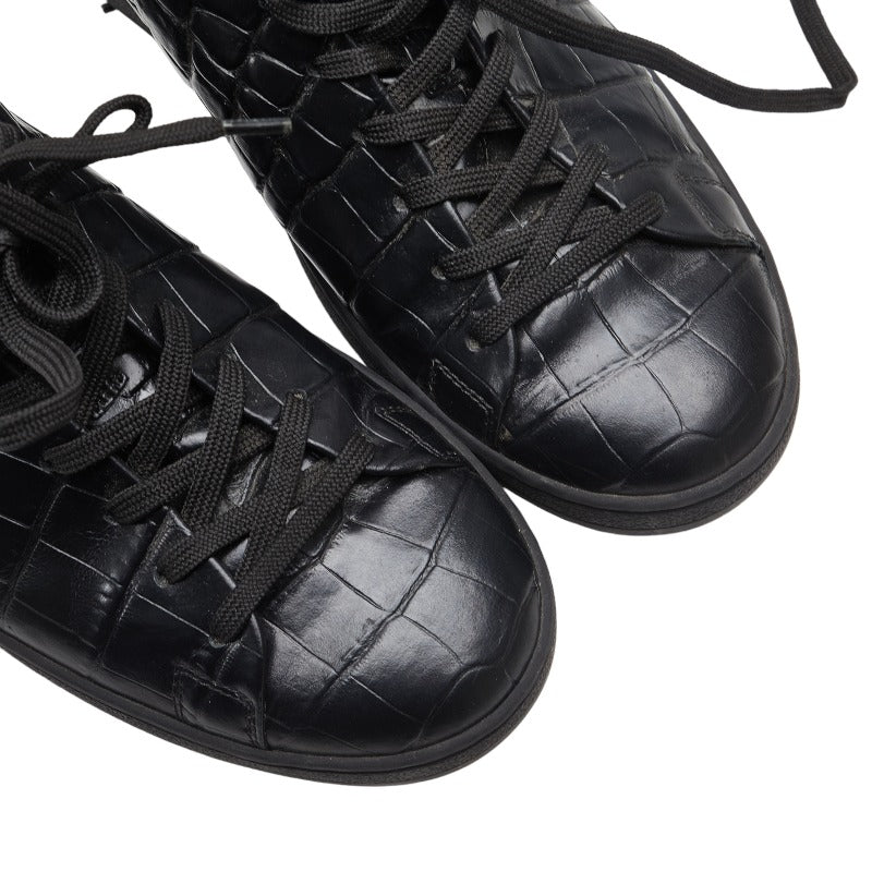 Louis Vuitton Crocodile Embossed Leather Sneakers