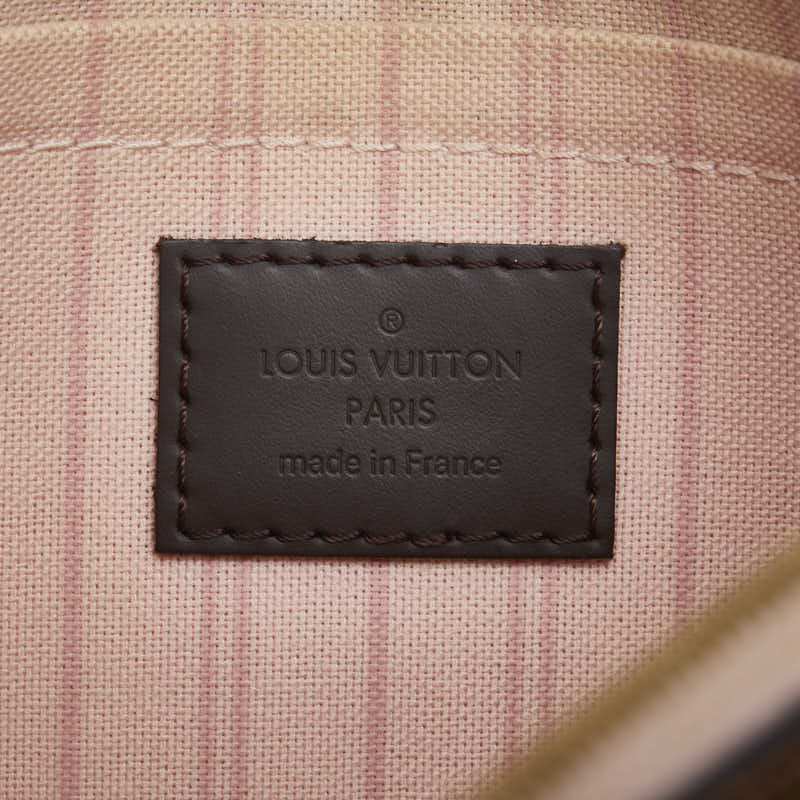 Louis Vuitton Damier Neverfull Mm Rose Ballerine Pouch