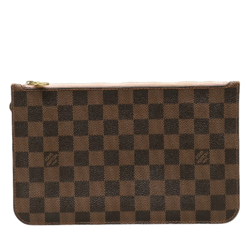 Louis Vuitton Damier Neverfull Mm Rose Ballerine Pouch