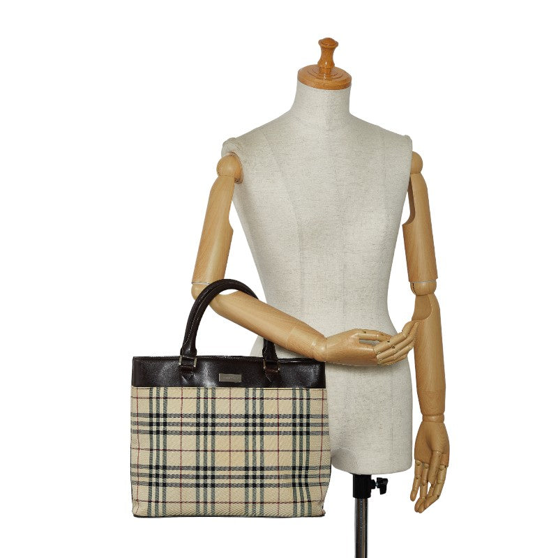 Burberry Nova Check Handbag Tote Bag