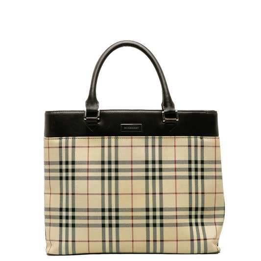 Burberry Nova Check Handbag Tote Bag