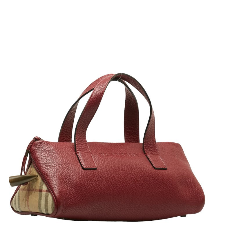 Burberry Nova Check Shadow Horse Handbag