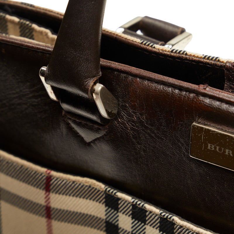 Burberry Nova Check Handbag Tote Bag