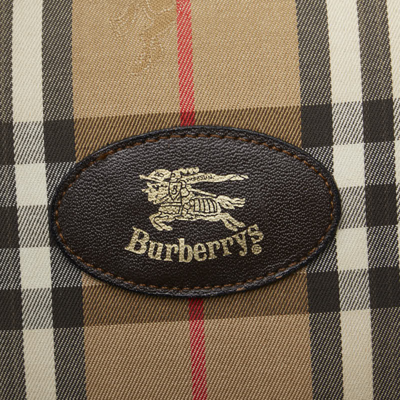 Burberry Nova Check Shadow Horse Handbag