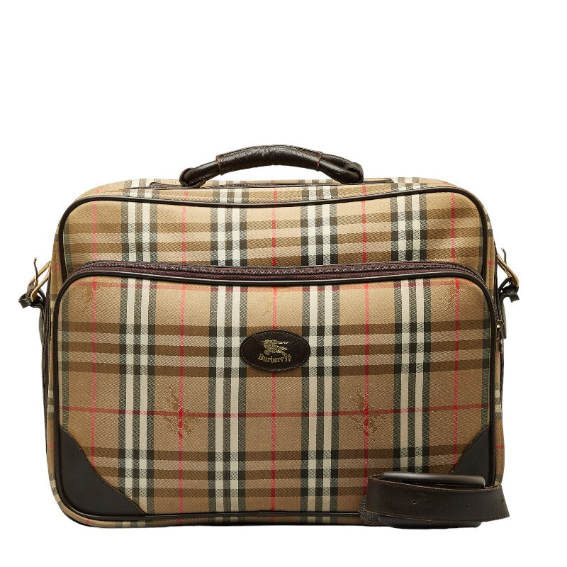 Burberry Nova Check Shadow Horse Handbag