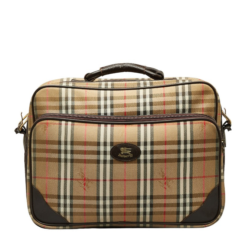 Burberry Nova Check Shadow Horse Handbag