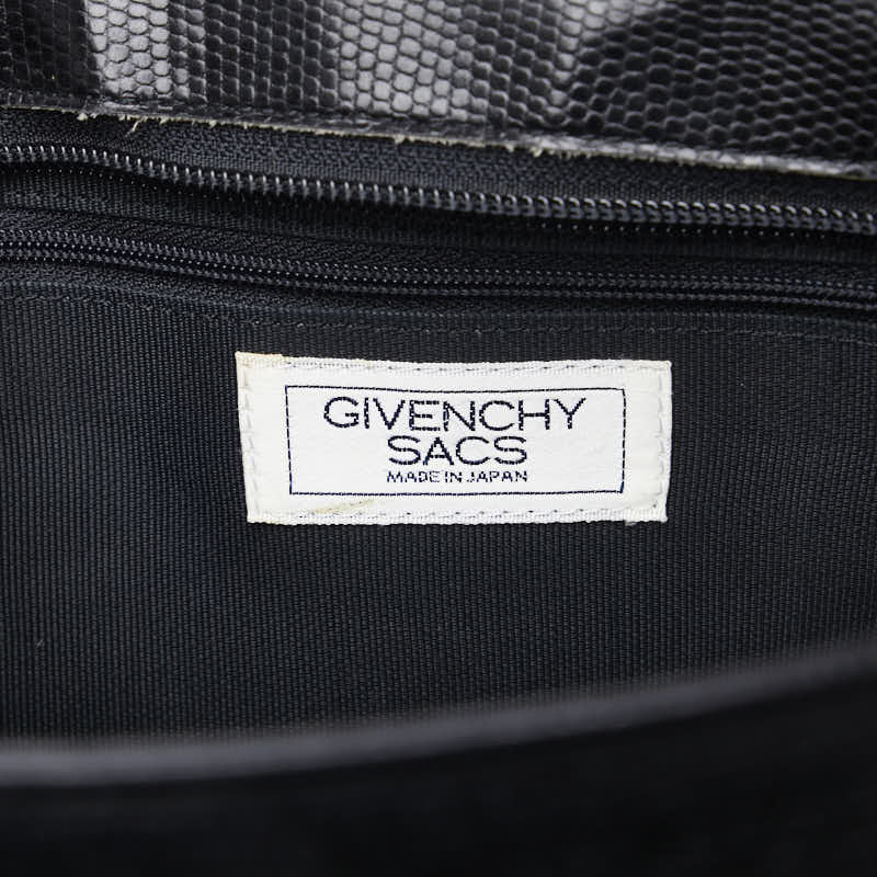 Givenchy Black Leather Crossbody Shoulder Bag