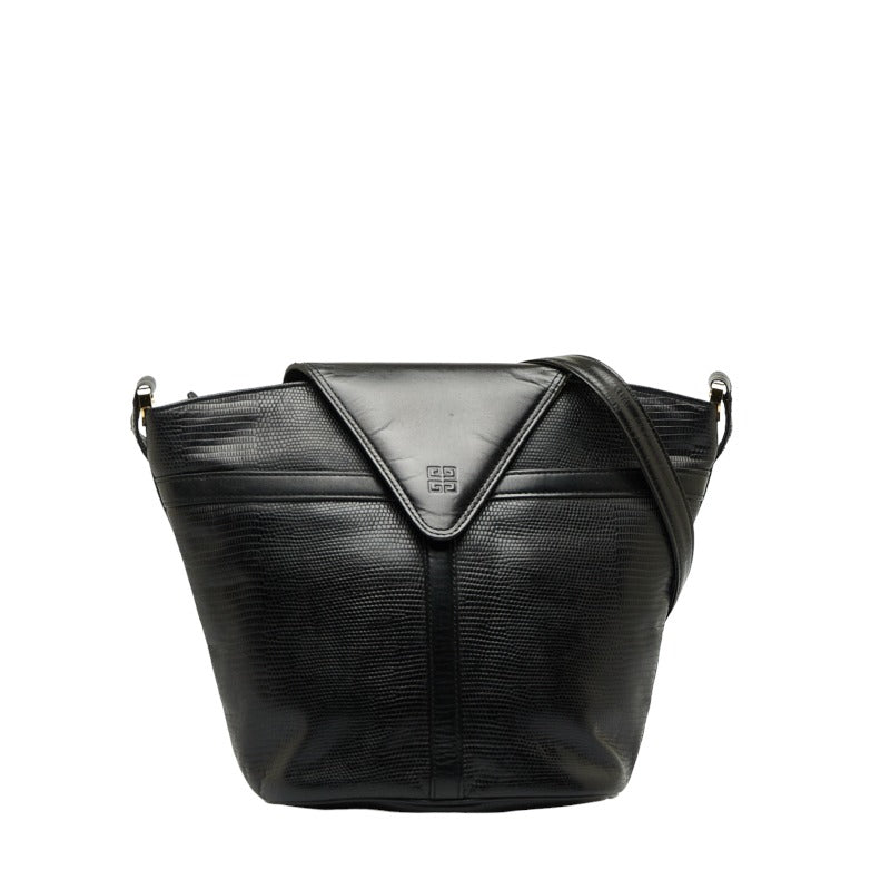 Givenchy Black Leather Crossbody Shoulder Bag