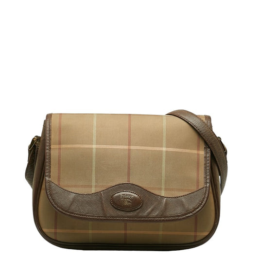 Burberry Check Diagonal Shoulder Bag