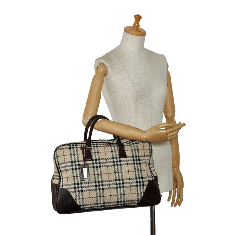 Burberry Nova Check Handbag Briefcase