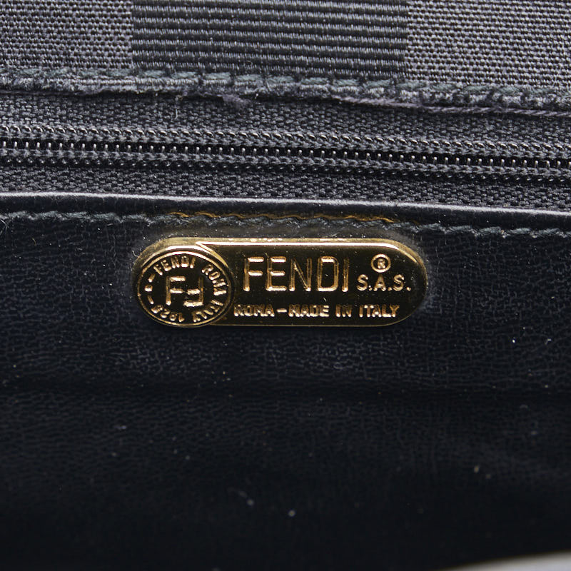 Fendi Vintage Pequin Shoulder Bag