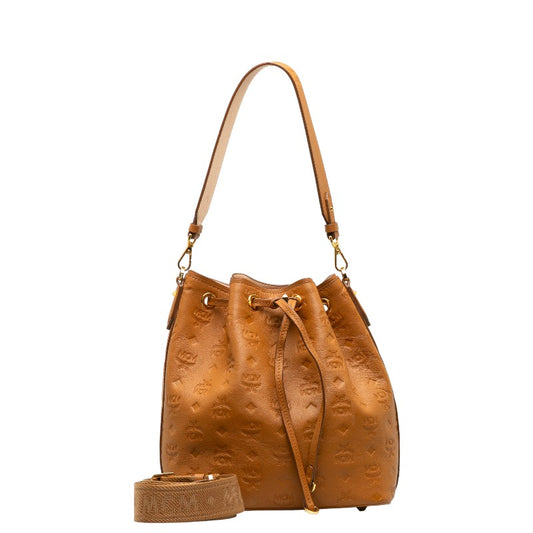 MCM Ottomar Monogram Essential Bucket Bag