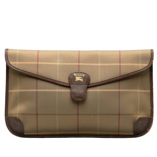 Burberry Check Clutch Bag