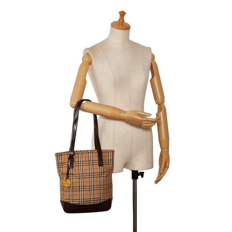 Burberry Nova Check Shadow Horse Handbag