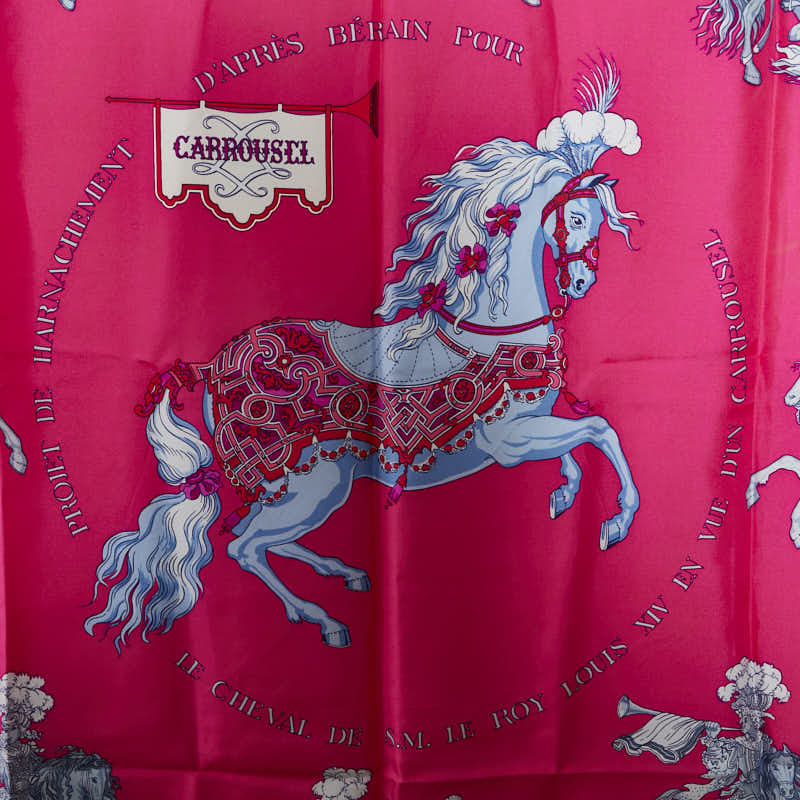 Hermes Carre 90 Carrousll Silk Scarf