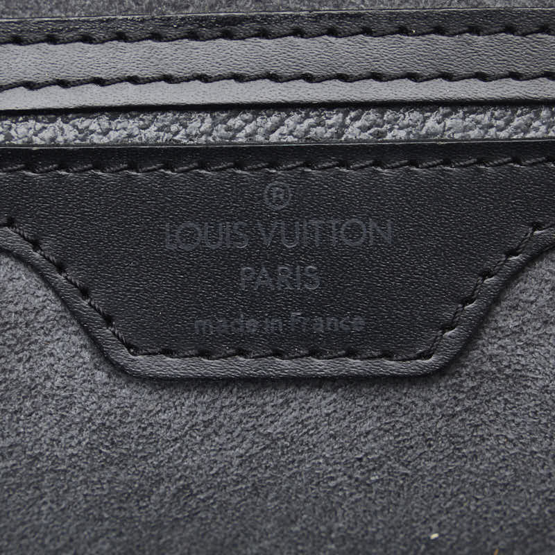 Louis Vuitton Noir Black Leather Epi Mabillon Backpack